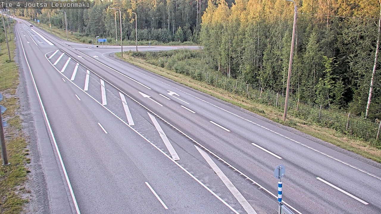 Weather Camera Image Väg 4 Joutsa Leivonmäki, Joutsa, Keski-Suomi