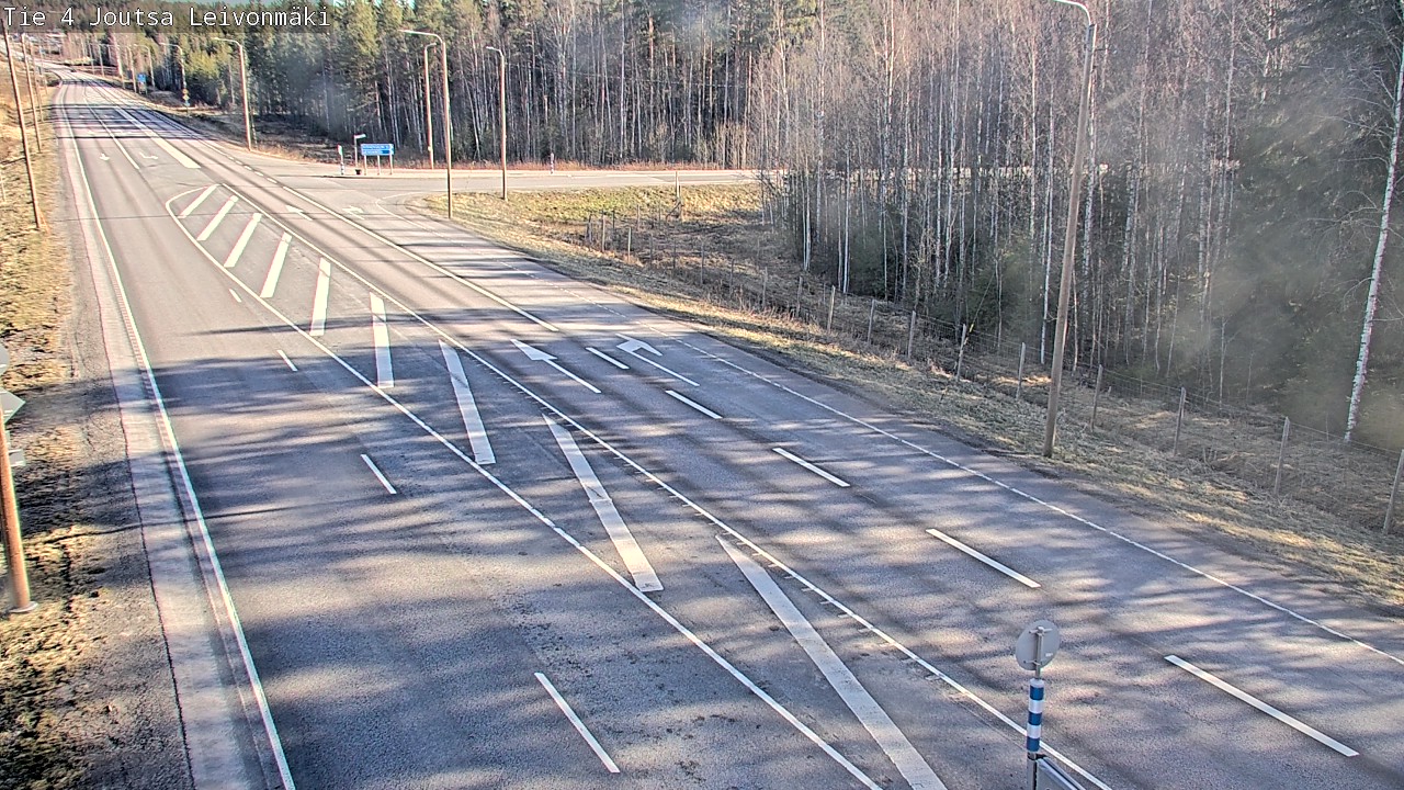 Weather Camera Image Road 4 Joutsa Leivonmäki, Joutsa, Keski-Suomi