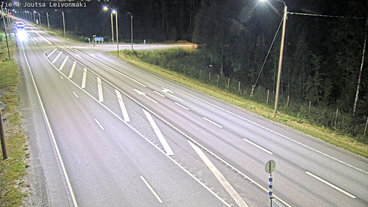 Weather Camera Image Väg 4 Joutsa Leivonmäki, Joutsa, Keski-Suomi