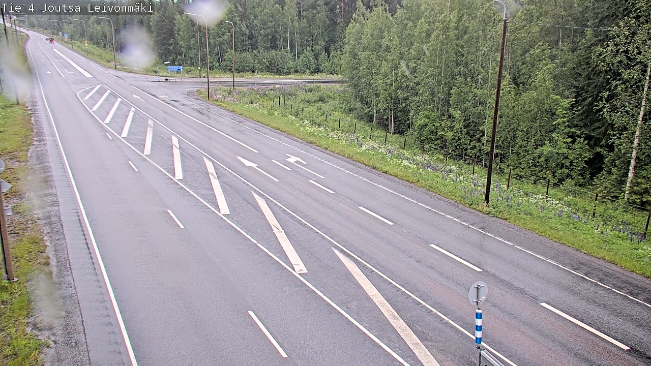 Weather Camera Image Road 4 Joutsa Leivonmäki, Joutsa, Keski-Suomi