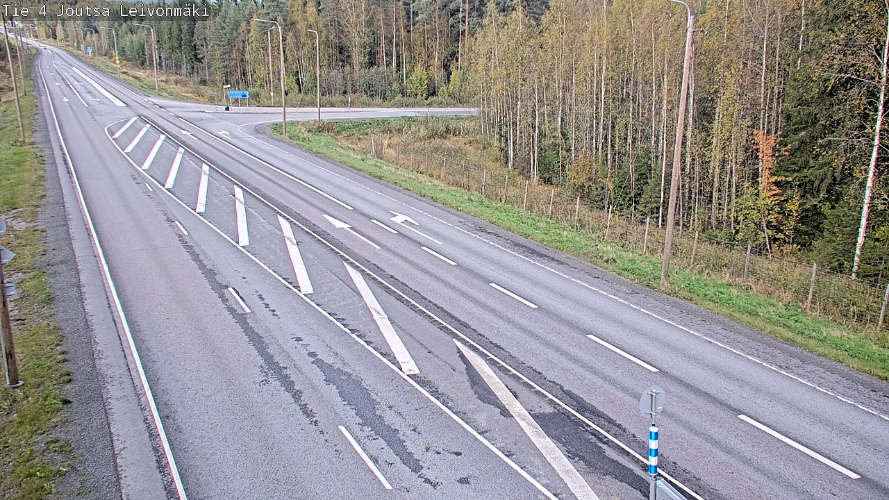 Weather Camera Image Road 4 Joutsa Leivonmäki, Joutsa, Keski-Suomi