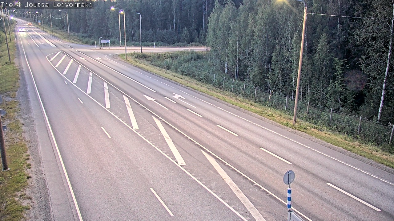 Weather Camera Image Väg 4 Joutsa Leivonmäki, Joutsa, Keski-Suomi