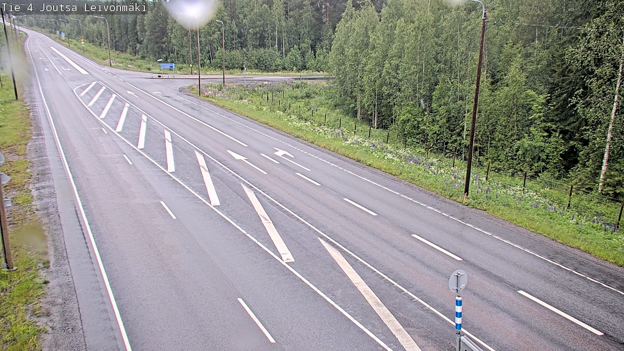 Weather Camera Image Road 4 Joutsa Leivonmäki, Joutsa, Keski-Suomi