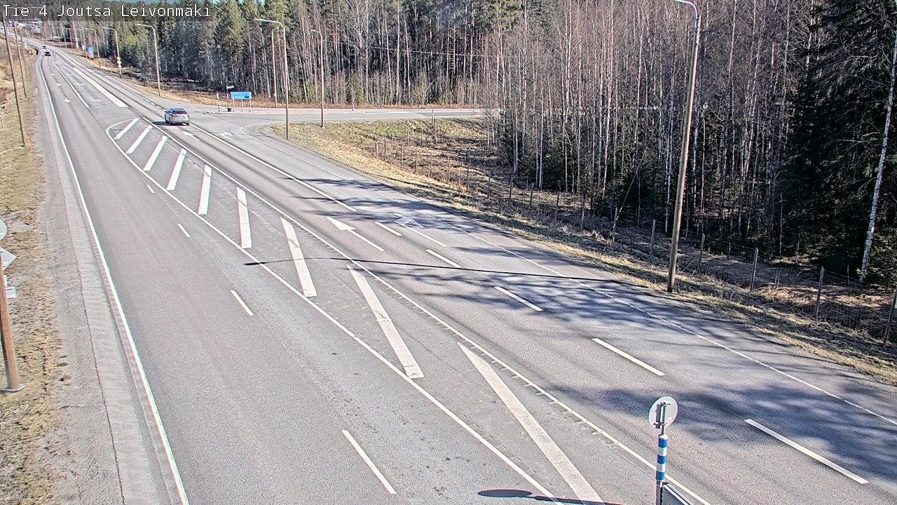 Weather Camera Image Road 4 Joutsa Leivonmäki, Joutsa, Keski-Suomi