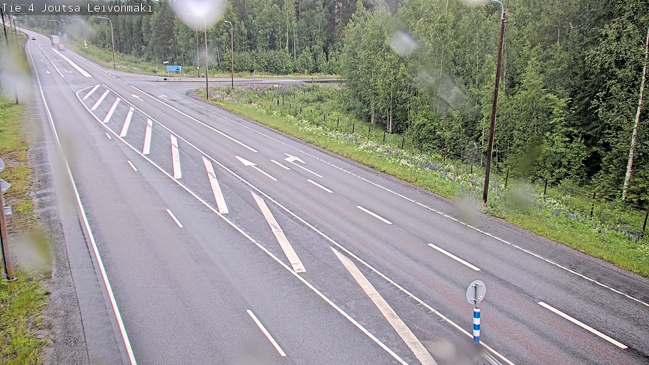 Weather Camera Image Road 4 Joutsa Leivonmäki, Joutsa, Keski-Suomi