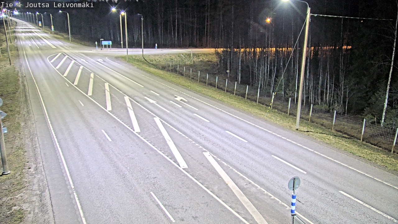 Weather Camera Image Väg 4 Joutsa Leivonmäki, Joutsa, Keski-Suomi