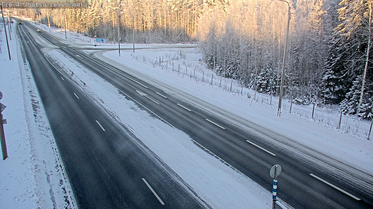 Weather Camera Image Road 4 Joutsa Leivonmäki, Joutsa, Keski-Suomi