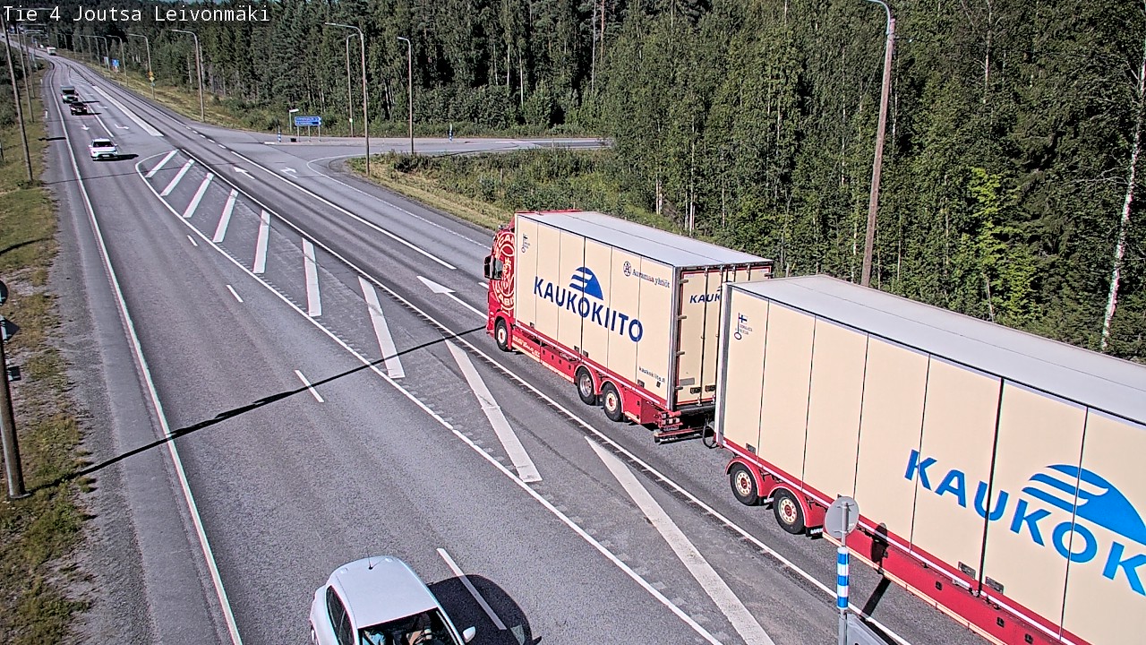 Weather Camera Image Väg 4 Joutsa Leivonmäki, Joutsa, Keski-Suomi