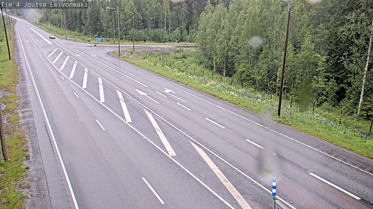 Weather Camera Image Road 4 Joutsa Leivonmäki, Joutsa, Keski-Suomi