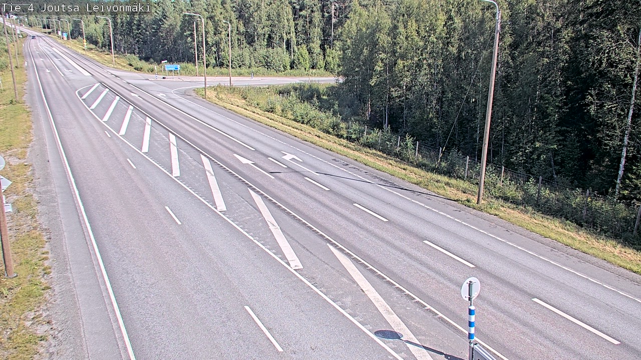 Weather Camera Image Väg 4 Joutsa Leivonmäki, Joutsa, Keski-Suomi