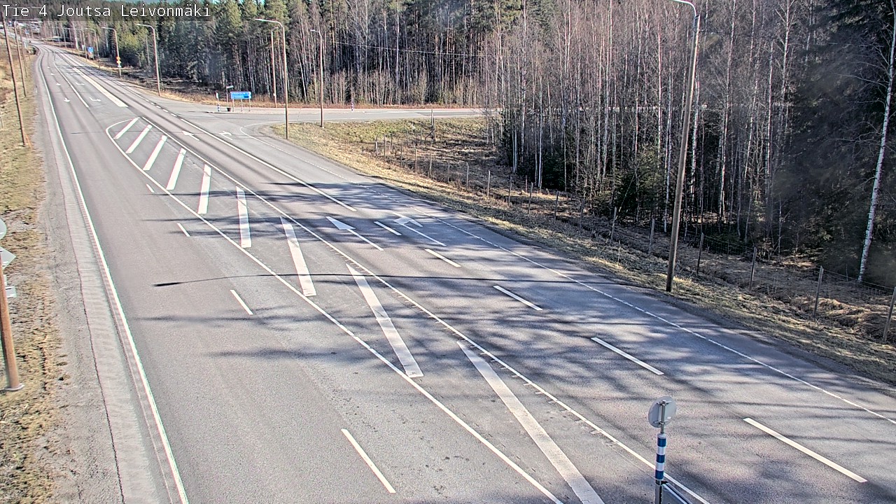 Weather Camera Image Road 4 Joutsa Leivonmäki, Joutsa, Keski-Suomi