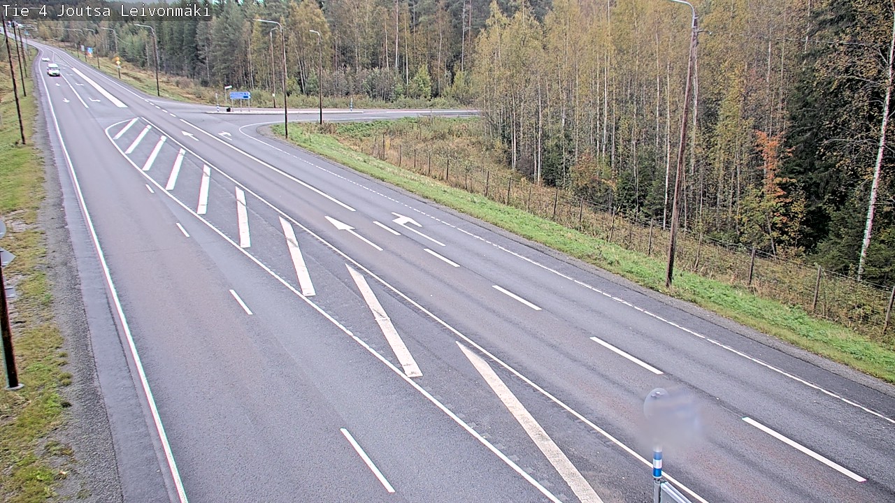 Weather Camera Image Road 4 Joutsa Leivonmäki, Joutsa, Keski-Suomi