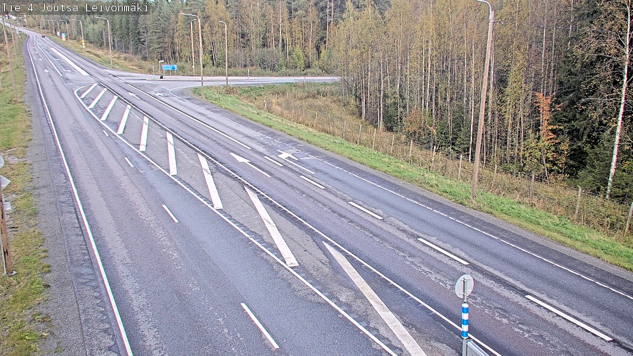 Weather Camera Image Road 4 Joutsa Leivonmäki, Joutsa, Keski-Suomi