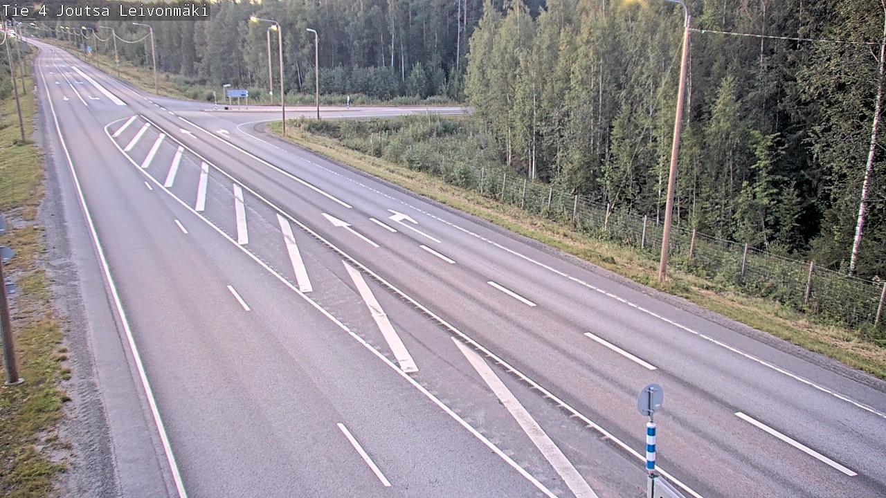 Weather Camera Image Väg 4 Joutsa Leivonmäki, Joutsa, Keski-Suomi