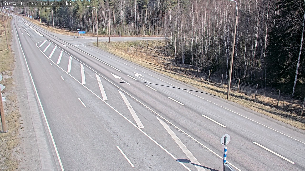 Weather Camera Image Road 4 Joutsa Leivonmäki, Joutsa, Keski-Suomi