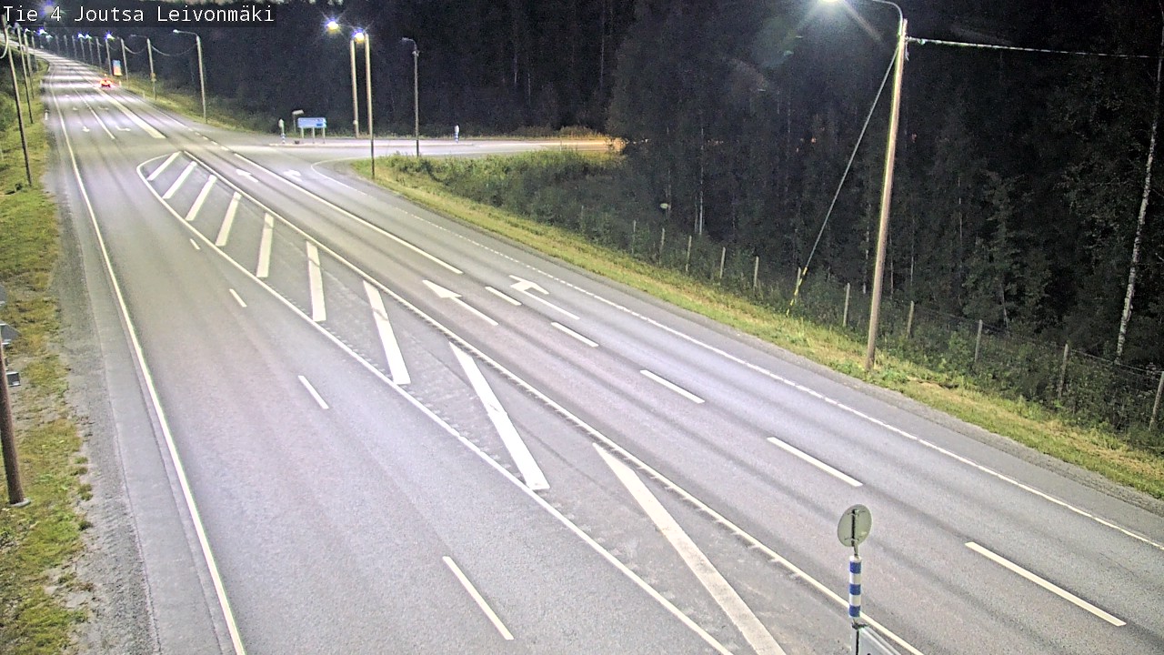 Weather Camera Image Väg 4 Joutsa Leivonmäki, Joutsa, Keski-Suomi