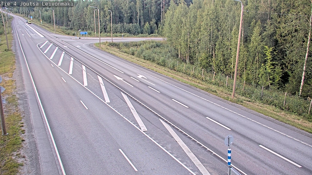 Weather Camera Image Väg 4 Joutsa Leivonmäki, Joutsa, Keski-Suomi
