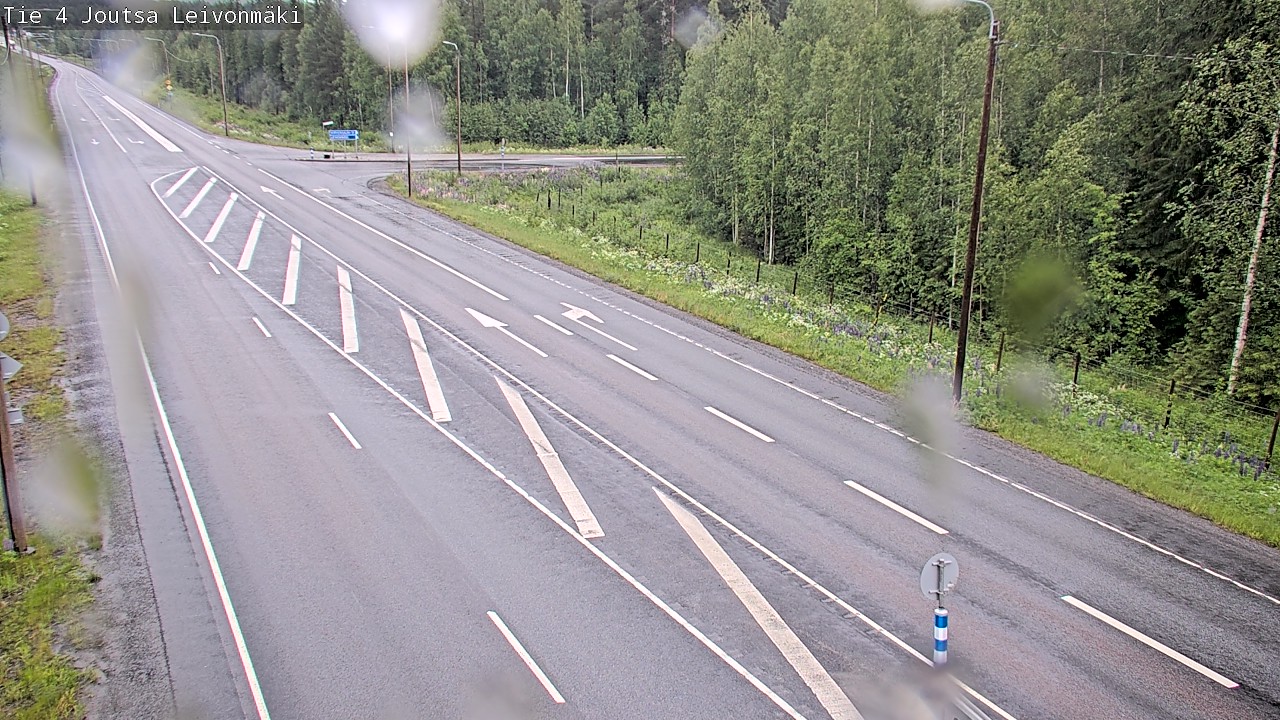 Weather Camera Image Road 4 Joutsa Leivonmäki, Joutsa, Keski-Suomi