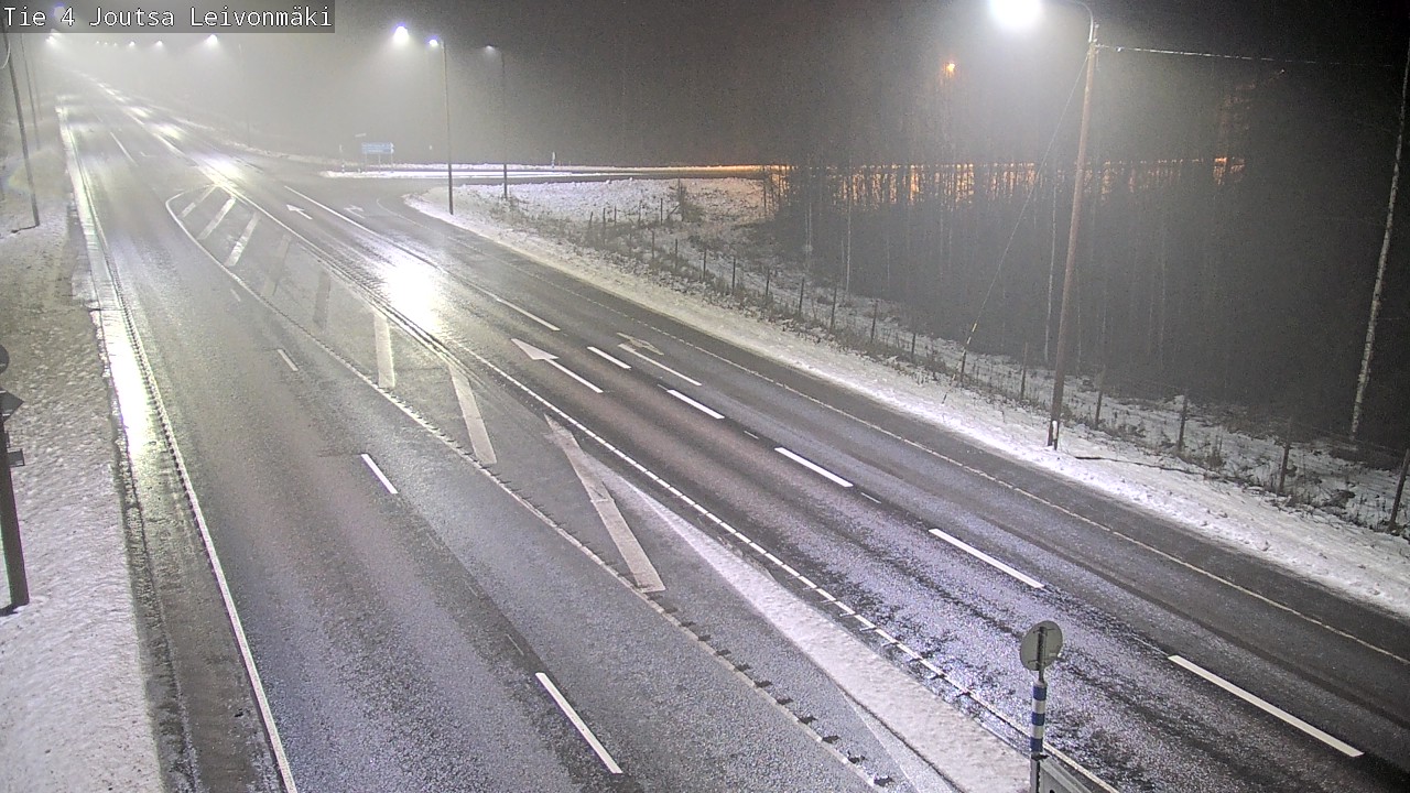 Weather Camera Image Väg 4 Joutsa Leivonmäki, Joutsa, Keski-Suomi