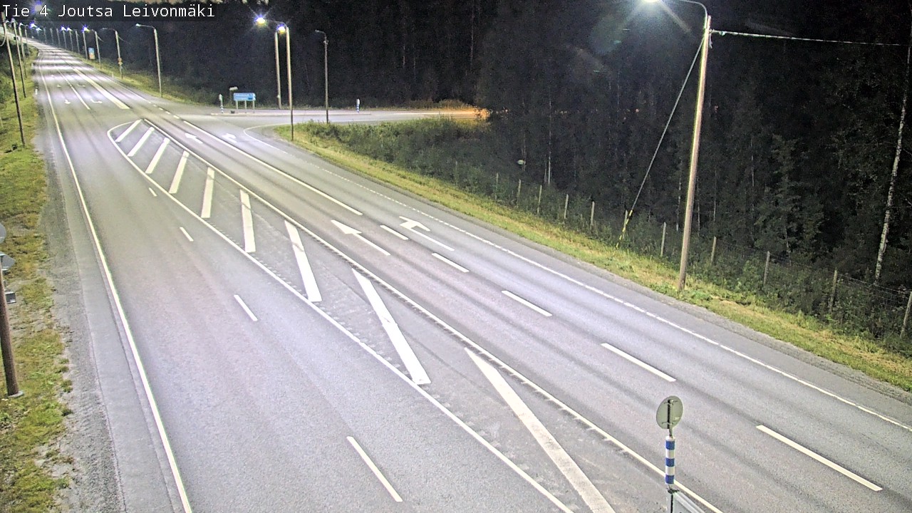 Weather Camera Image Väg 4 Joutsa Leivonmäki, Joutsa, Keski-Suomi