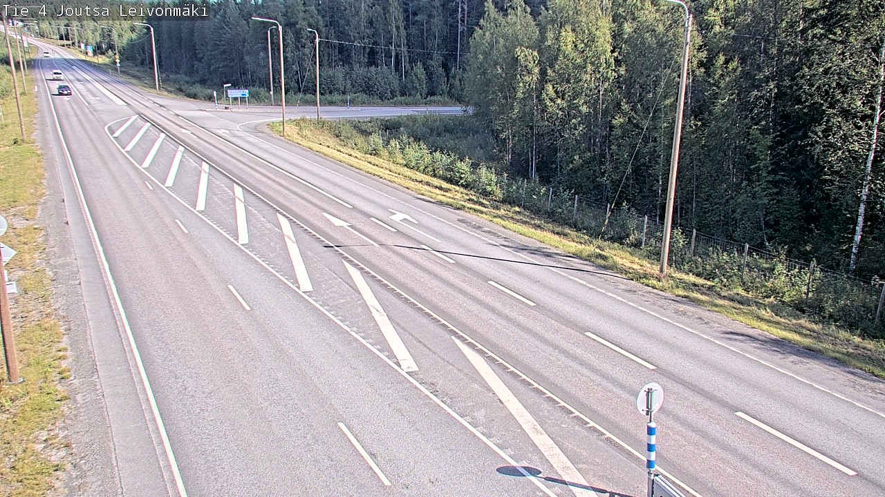 Weather Camera Image Väg 4 Joutsa Leivonmäki, Joutsa, Keski-Suomi