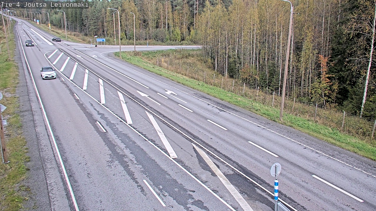 Weather Camera Image Road 4 Joutsa Leivonmäki, Joutsa, Keski-Suomi