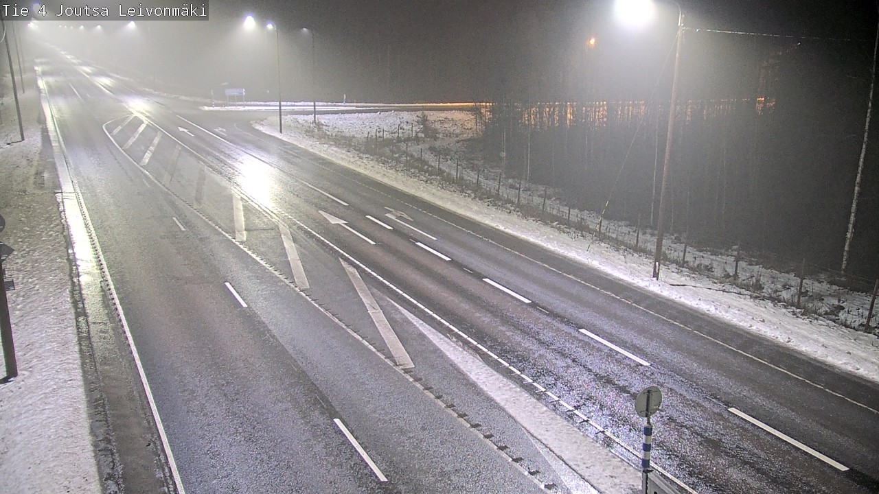 Weather Camera Image Väg 4 Joutsa Leivonmäki, Joutsa, Keski-Suomi