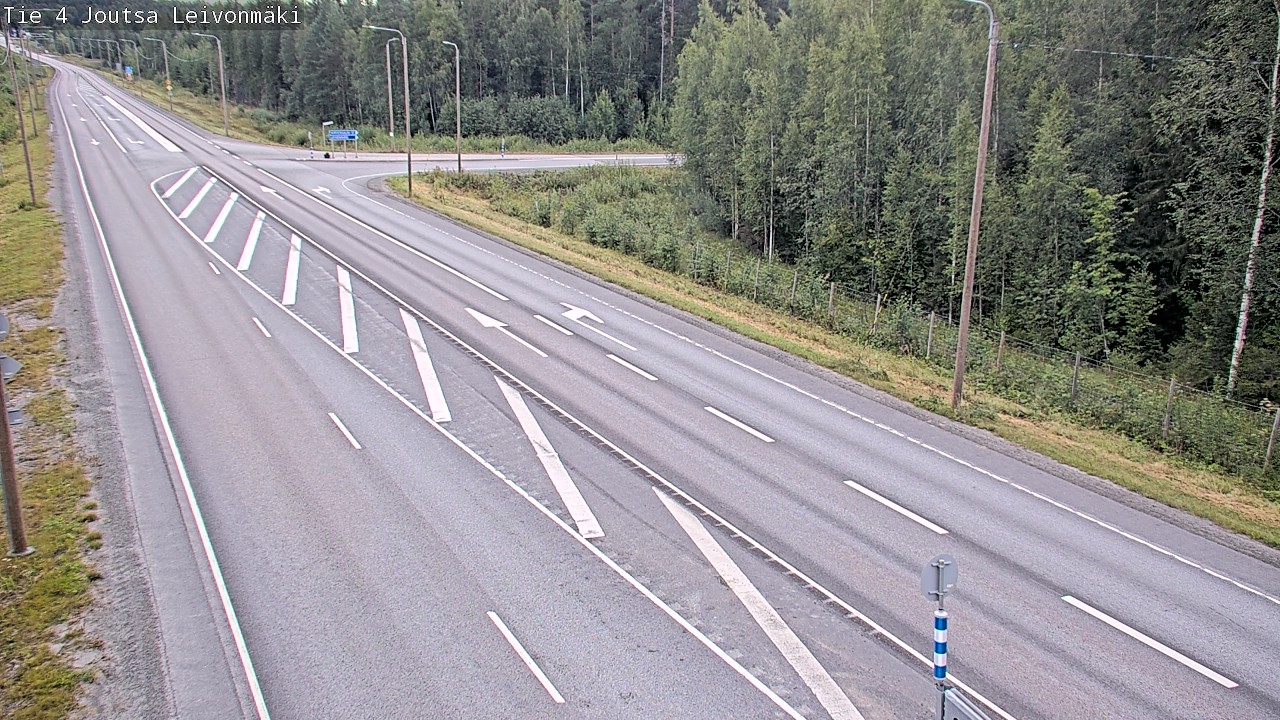 Weather Camera Image Road 4 Joutsa Leivonmäki, Joutsa, Keski-Suomi