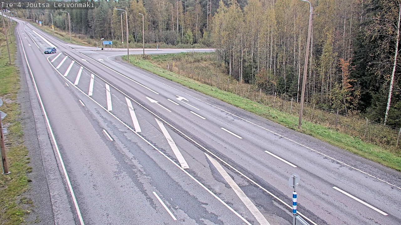Weather Camera Image Road 4 Joutsa Leivonmäki, Joutsa, Keski-Suomi