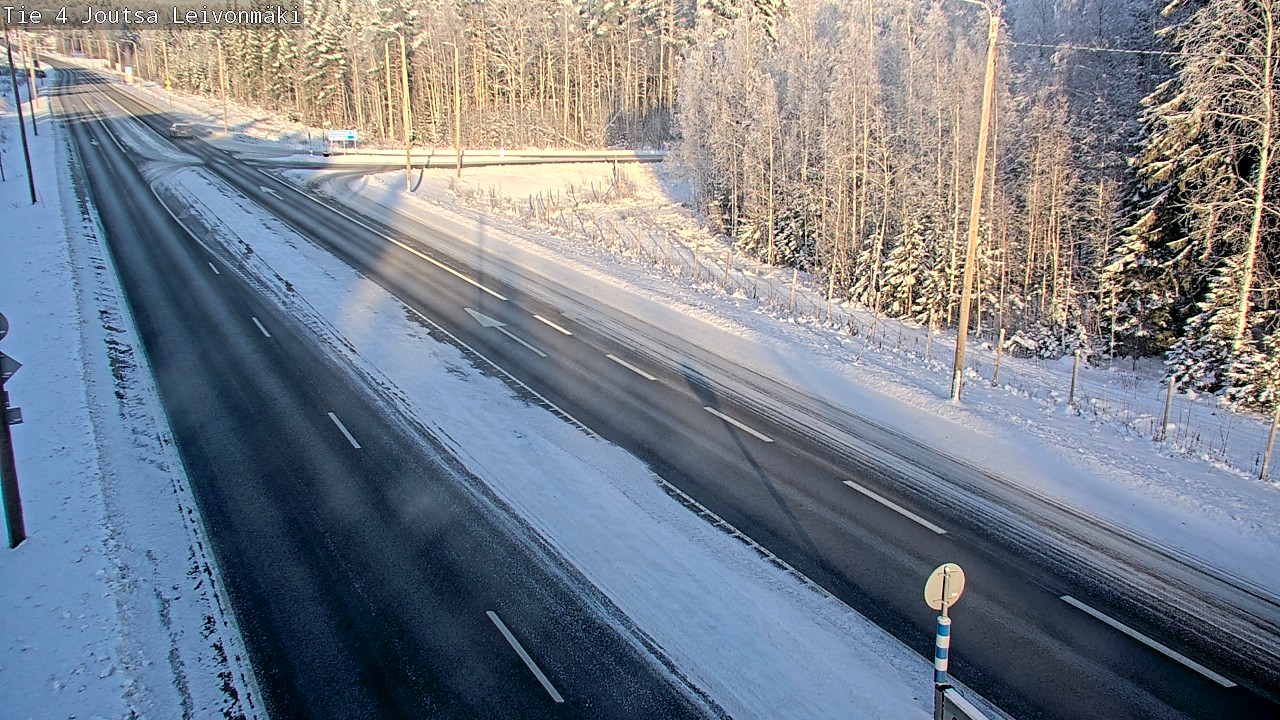 Weather Camera Image Road 4 Joutsa Leivonmäki, Joutsa, Keski-Suomi