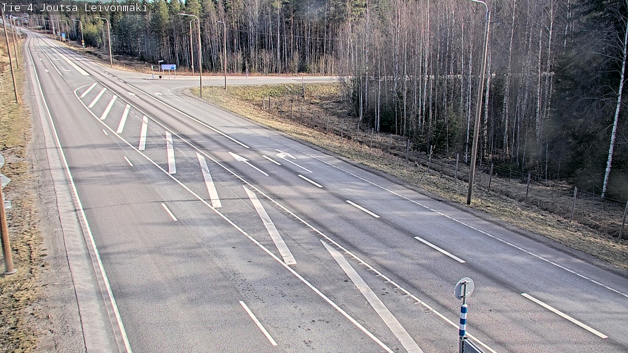 Weather Camera Image Road 4 Joutsa Leivonmäki, Joutsa, Keski-Suomi