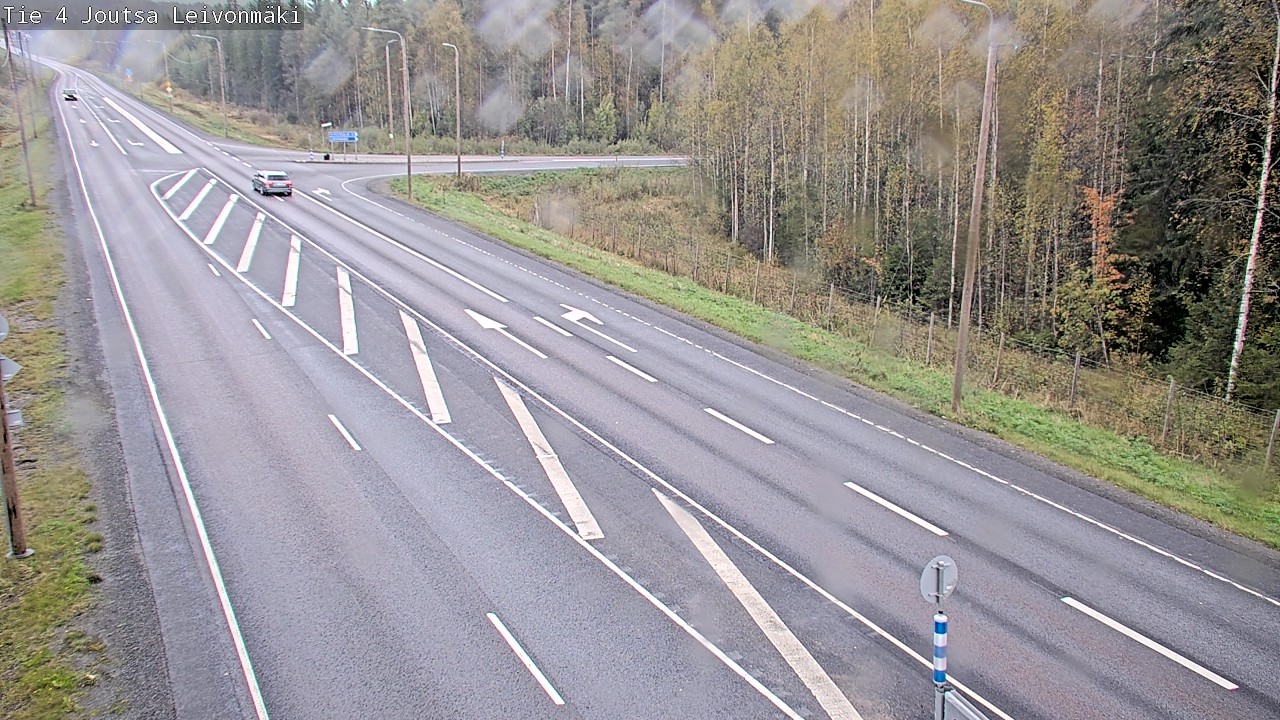 Weather Camera Image Road 4 Joutsa Leivonmäki, Joutsa, Keski-Suomi