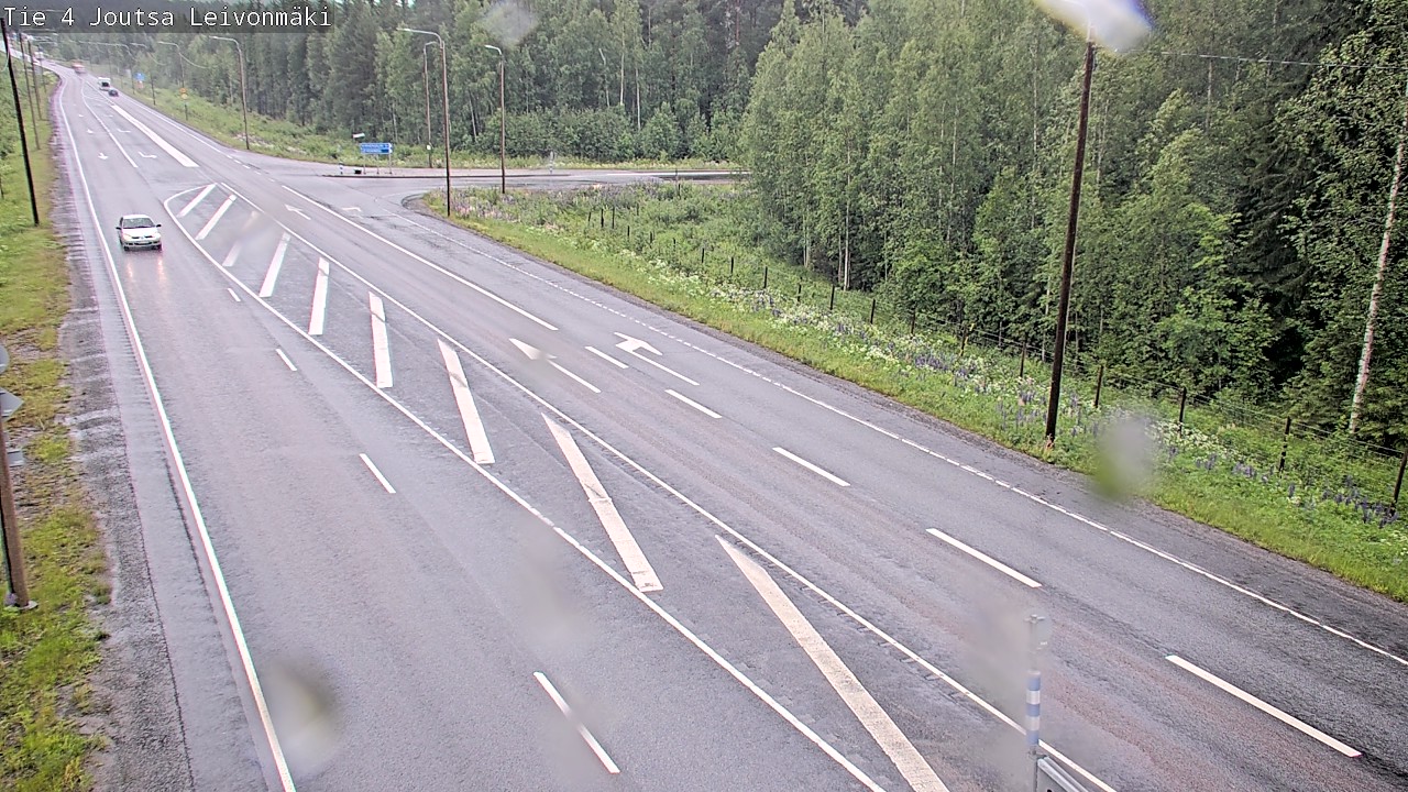 Weather Camera Image Road 4 Joutsa Leivonmäki, Joutsa, Keski-Suomi