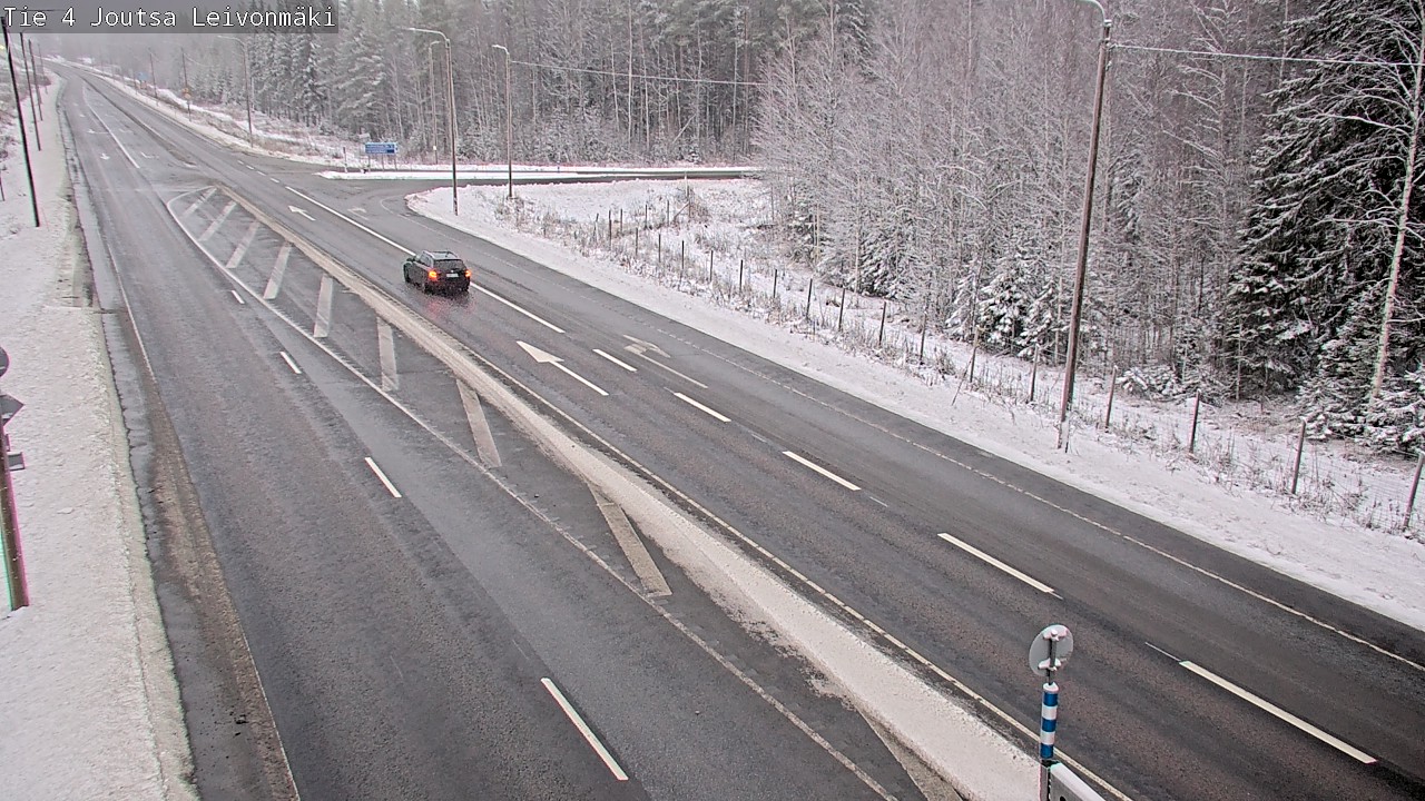 Weather Camera Image Road 4 Joutsa Leivonmäki, Joutsa, Keski-Suomi