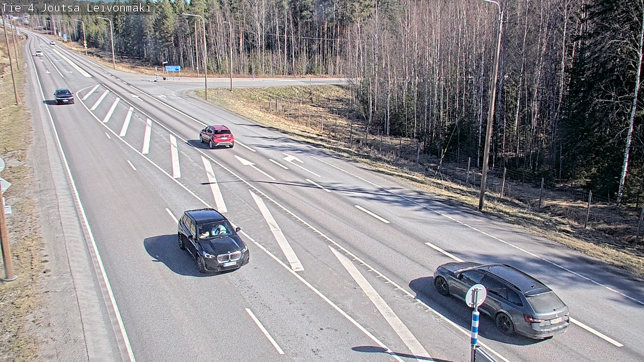 Weather Camera Image Road 4 Joutsa Leivonmäki, Joutsa, Keski-Suomi
