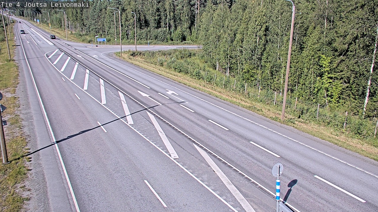 Weather Camera Image Väg 4 Joutsa Leivonmäki, Joutsa, Keski-Suomi