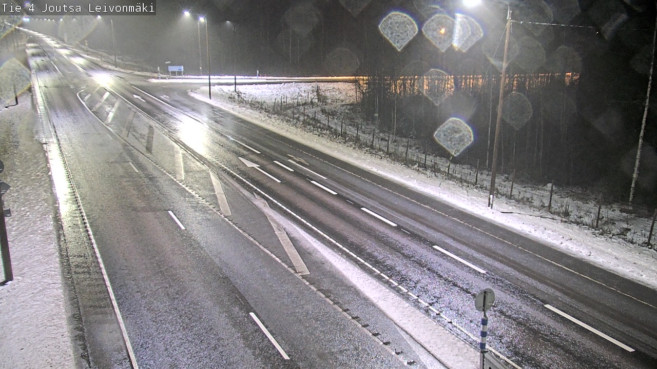 Weather Camera Image Väg 4 Joutsa Leivonmäki, Joutsa, Keski-Suomi