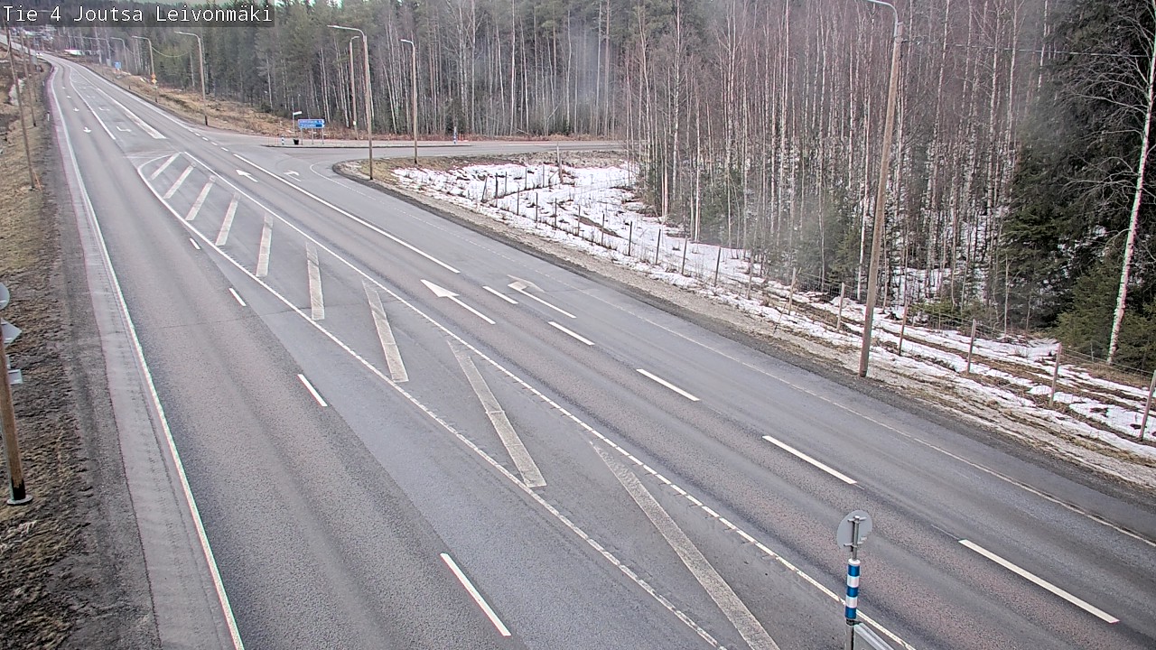 Weather Camera Image Road 4 Joutsa Leivonmäki, Joutsa, Keski-Suomi