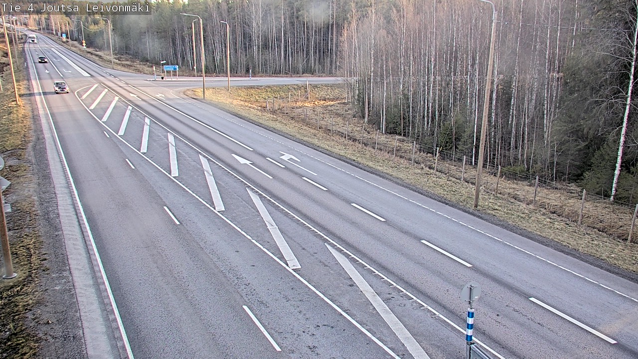 Weather Camera Image Road 4 Joutsa Leivonmäki, Joutsa, Keski-Suomi