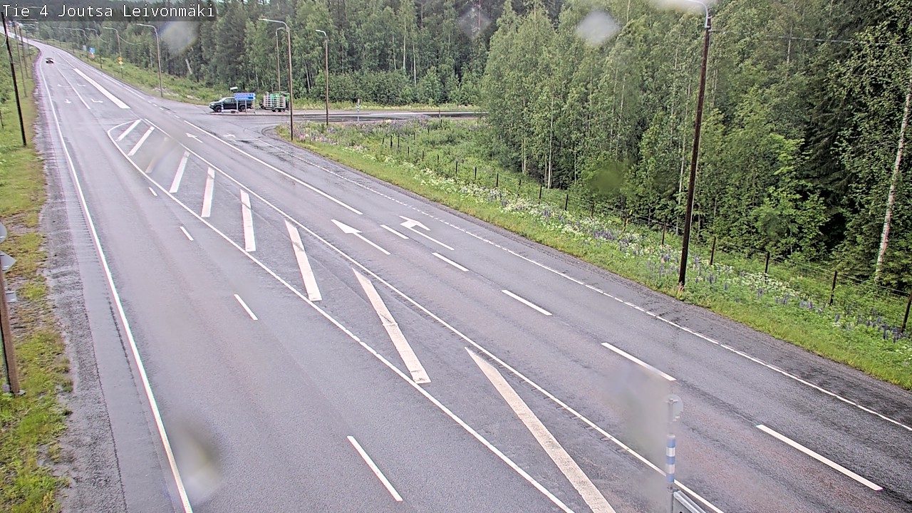 Weather Camera Image Road 4 Joutsa Leivonmäki, Joutsa, Keski-Suomi