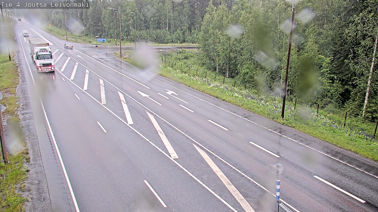 Weather Camera Image Road 4 Joutsa Leivonmäki, Joutsa, Keski-Suomi