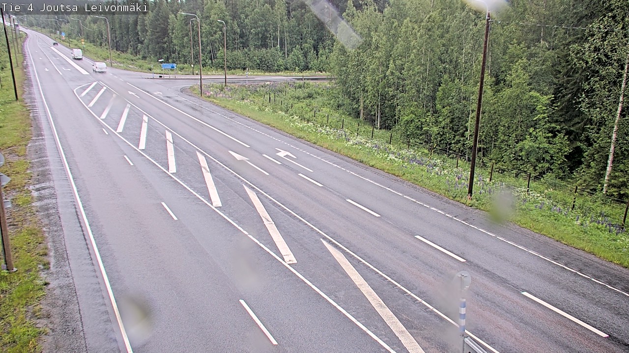 Weather Camera Image Road 4 Joutsa Leivonmäki, Joutsa, Keski-Suomi
