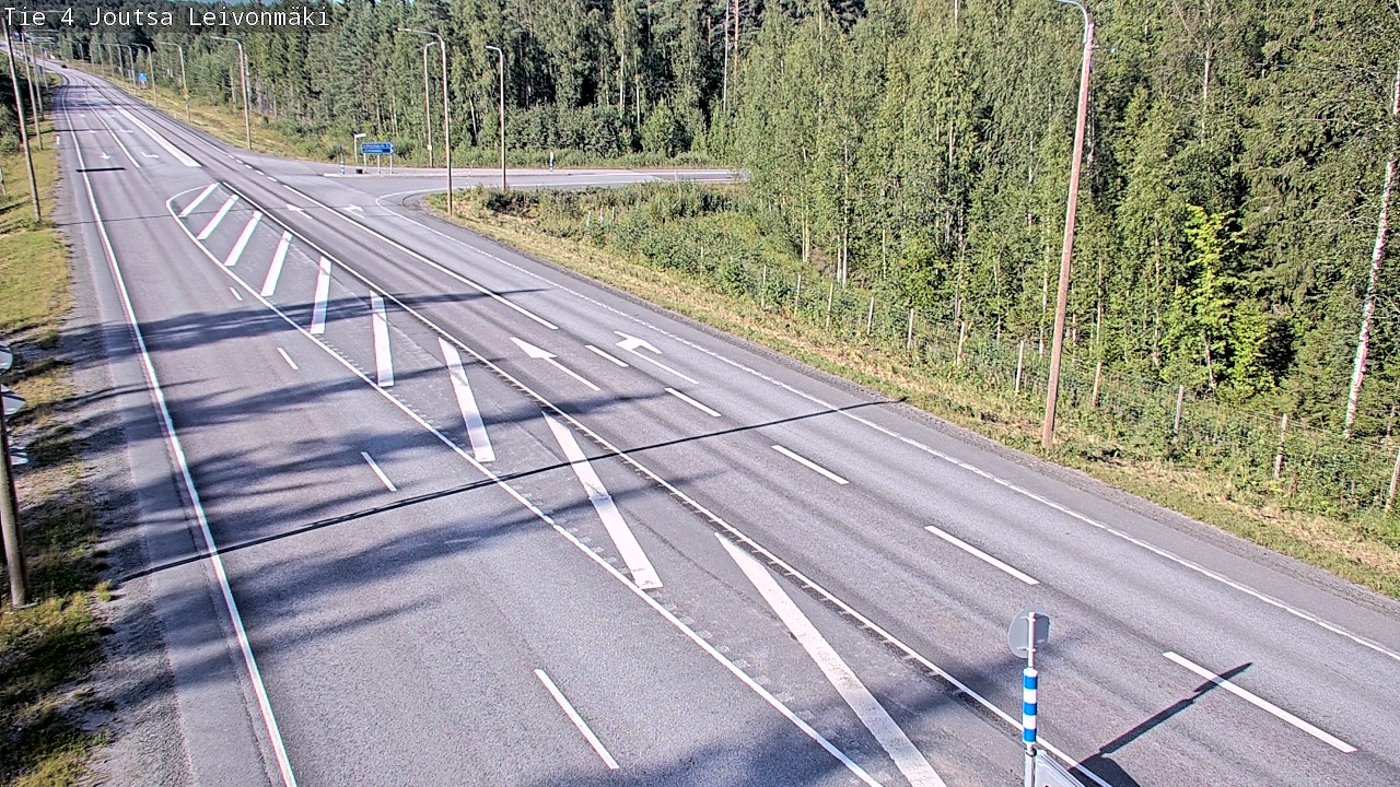 Weather Camera Image Väg 4 Joutsa Leivonmäki, Joutsa, Keski-Suomi