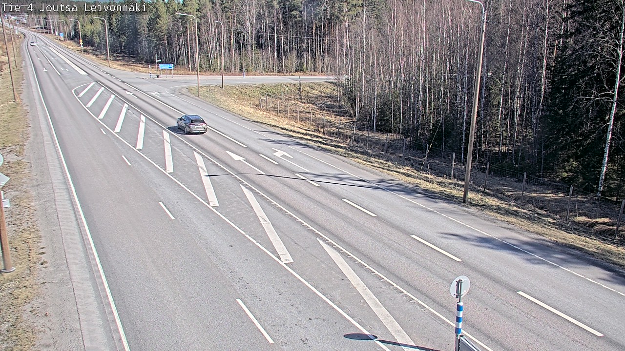 Weather Camera Image Road 4 Joutsa Leivonmäki, Joutsa, Keski-Suomi