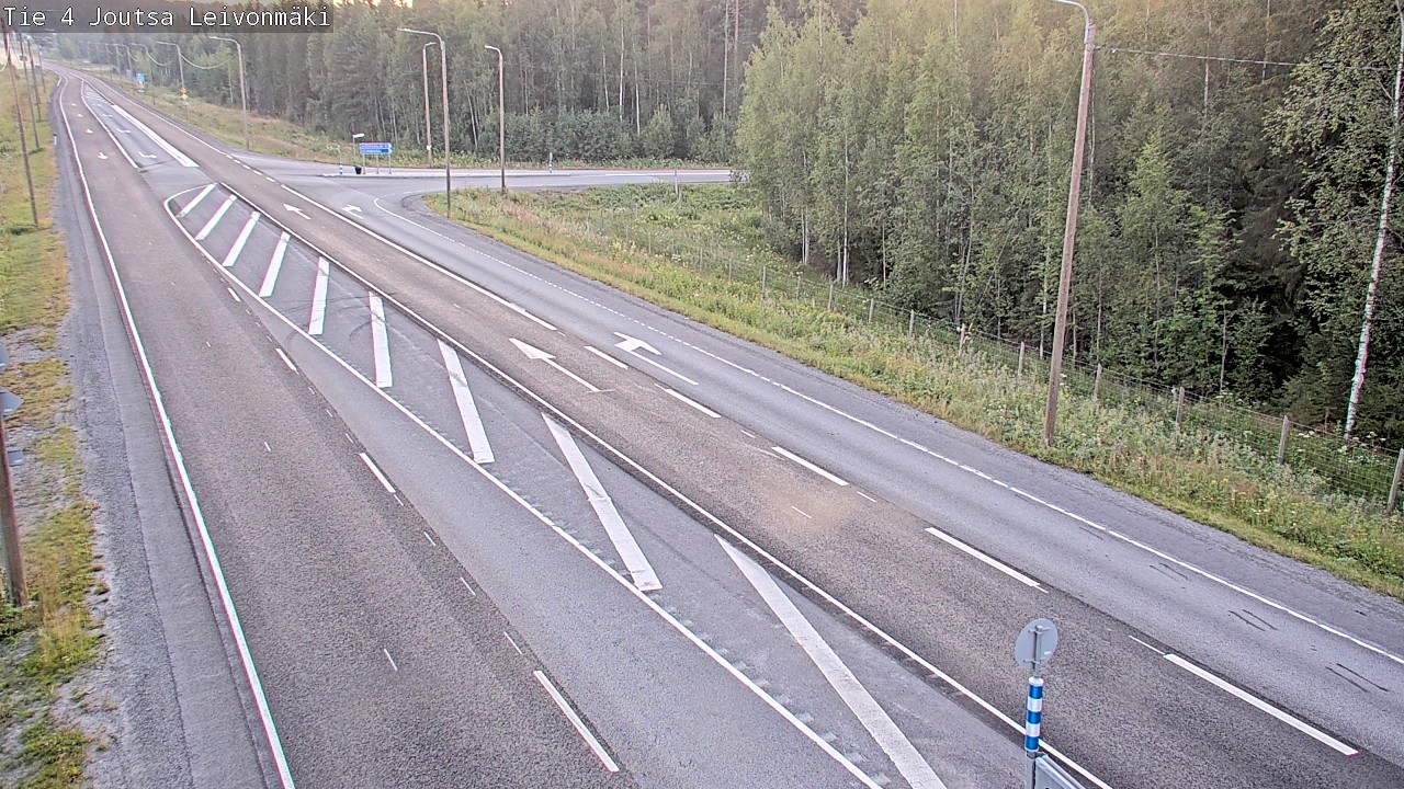 Weather Camera Image Road 4 Joutsa Leivonmäki, Joutsa, Keski-Suomi