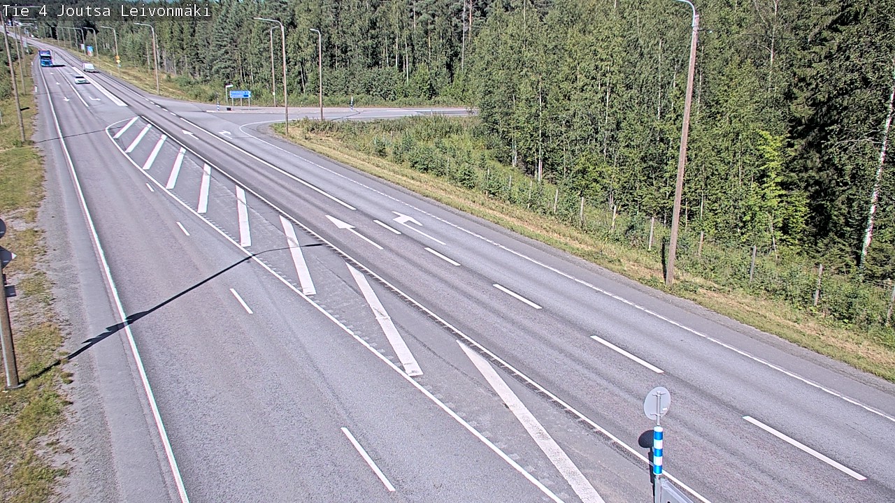 Weather Camera Image Väg 4 Joutsa Leivonmäki, Joutsa, Keski-Suomi