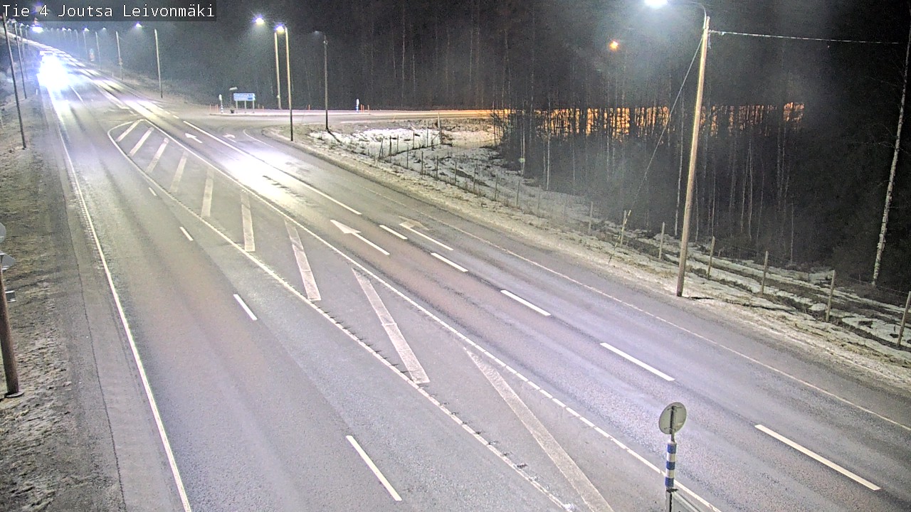 Weather Camera Image Road 4 Joutsa Leivonmäki, Joutsa, Keski-Suomi