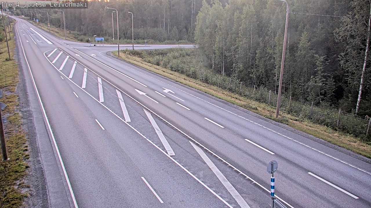 Weather Camera Image Väg 4 Joutsa Leivonmäki, Joutsa, Keski-Suomi