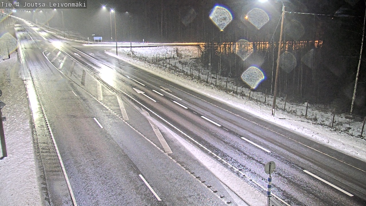 Weather Camera Image Väg 4 Joutsa Leivonmäki, Joutsa, Keski-Suomi