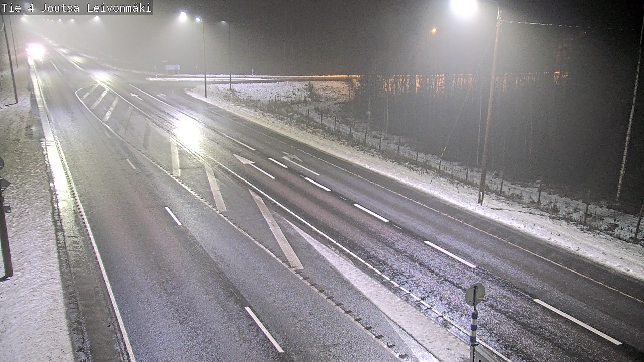 Weather Camera Image Väg 4 Joutsa Leivonmäki, Joutsa, Keski-Suomi